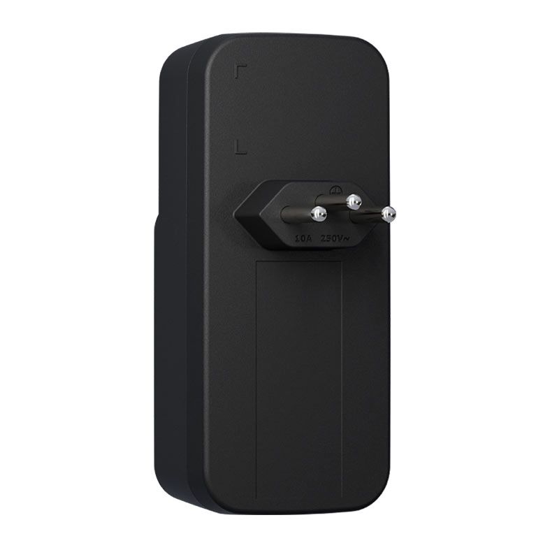 Adaptador Com Carregador USB Intelbras, 2 tomadas, 2xUSB, Preto, EAC-202-PT