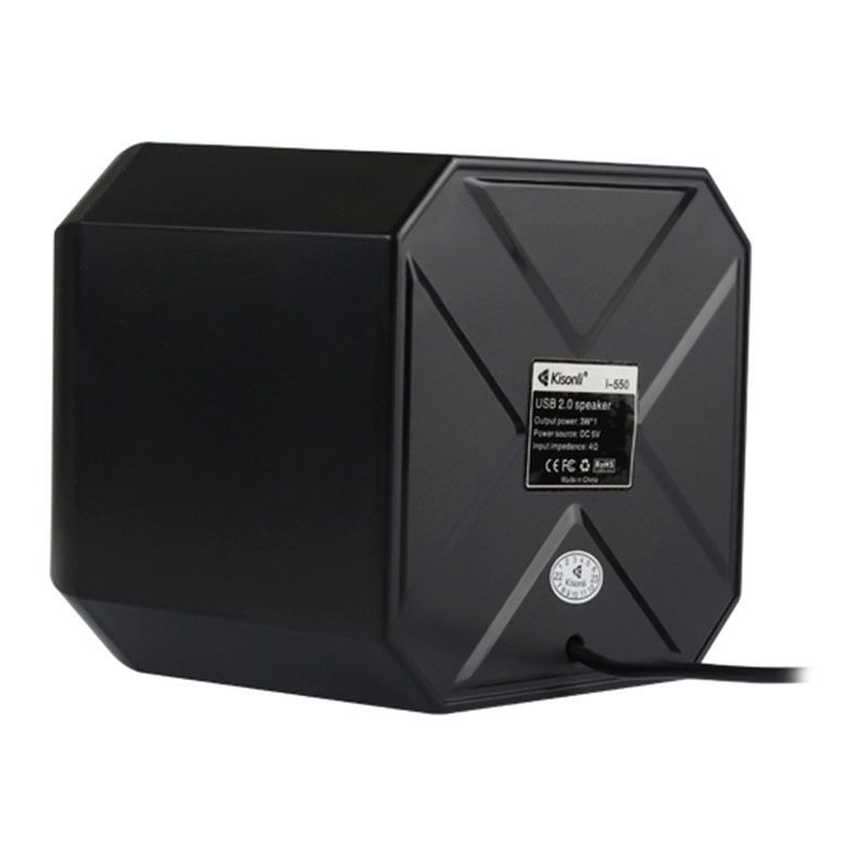 Caixa de Som Kisonli EchoCore i550, 6W, USB, Preto, ECC-I550-BL19