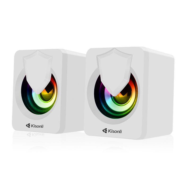 PRE VENDA - Caixa de Som Kisonli Echoforge L1030, 5W, P2, Branca, ECF-L1030-WH