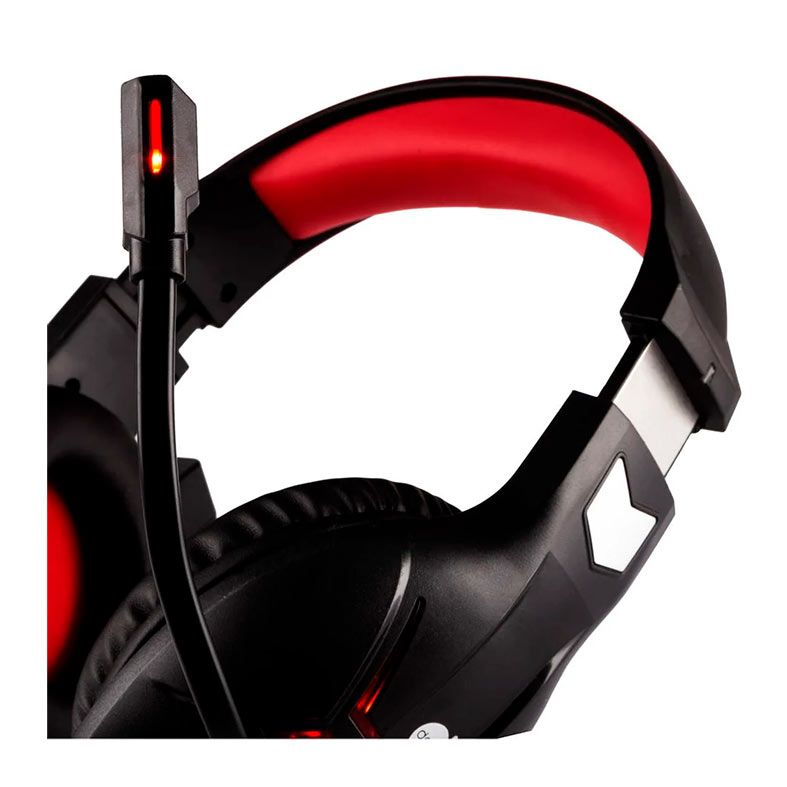 Headset Gamer Dazz Titan, Drivers 40mm, Preto Vermelho, ED01SC624848