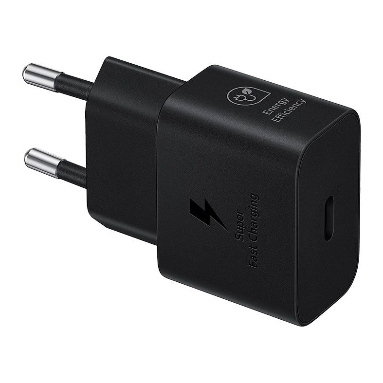 Carregador Samsung Super Fast Charging, 25W, USB/USB-C, Preto, EP-T2510XB