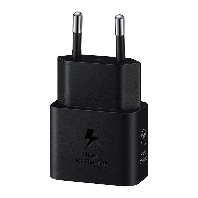 Carregador Samsung Super Fast Charging, 25W, USB/USB-C, Preto, EP-T2510XB