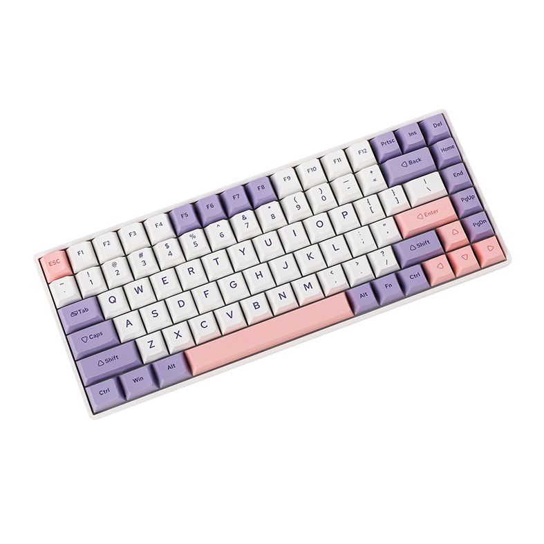 Teclado Mecanico Epomaker EP84 Plus, ARGB, Switch Mulan, Lilac, EP84PLUS-LL-ML