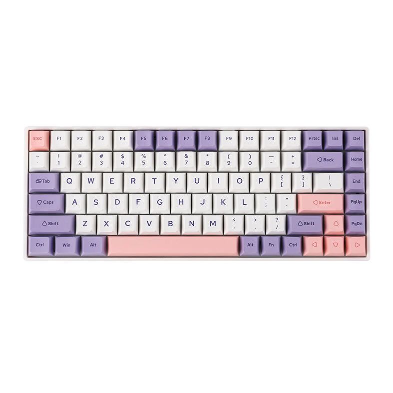 Teclado Mecanico Epomaker EP84 Plus, ARGB, Switch Mulan, Lilac, EP84PLUS-LL-ML