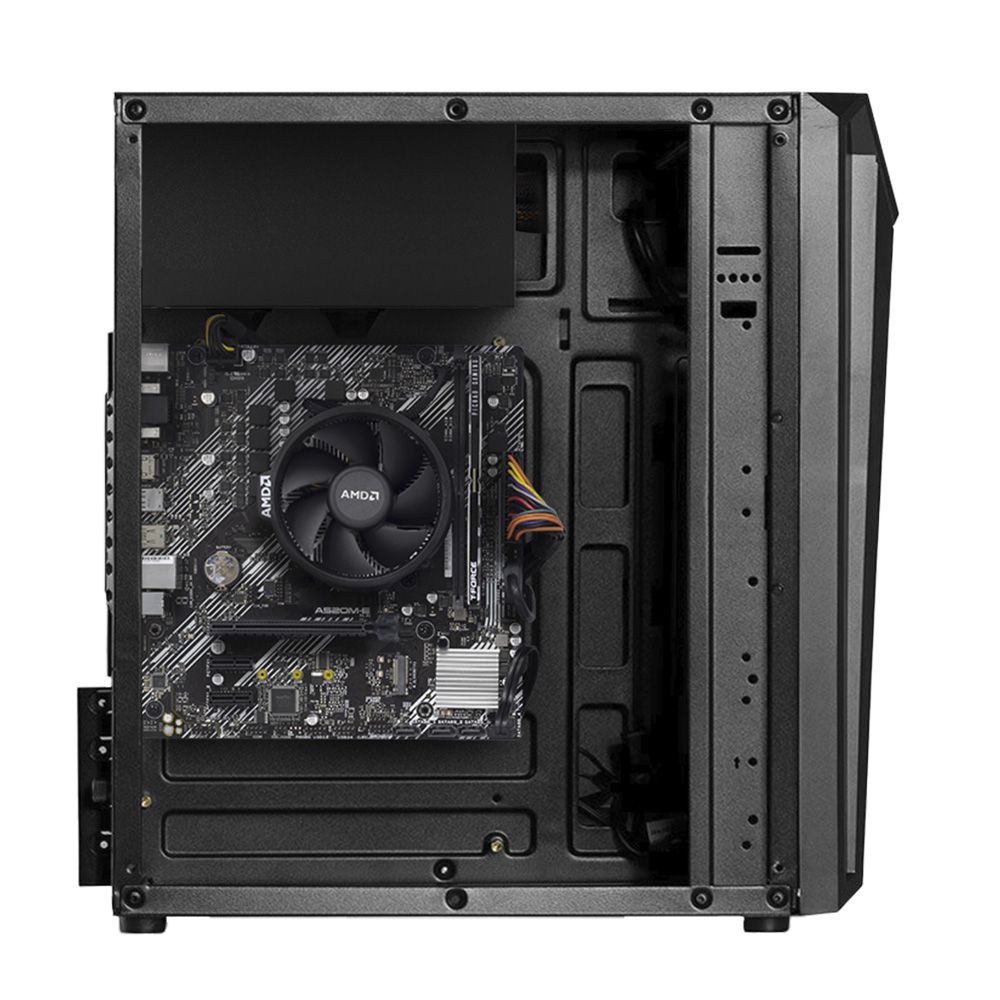 Computador Mancer Gamer Teseu III, AMD 4700S, Radeon RX 550 4GB, 16GB RAM, SSD 240GB + Cadeira Gamer + Monitor 21 TGT + Kit Periféricos 