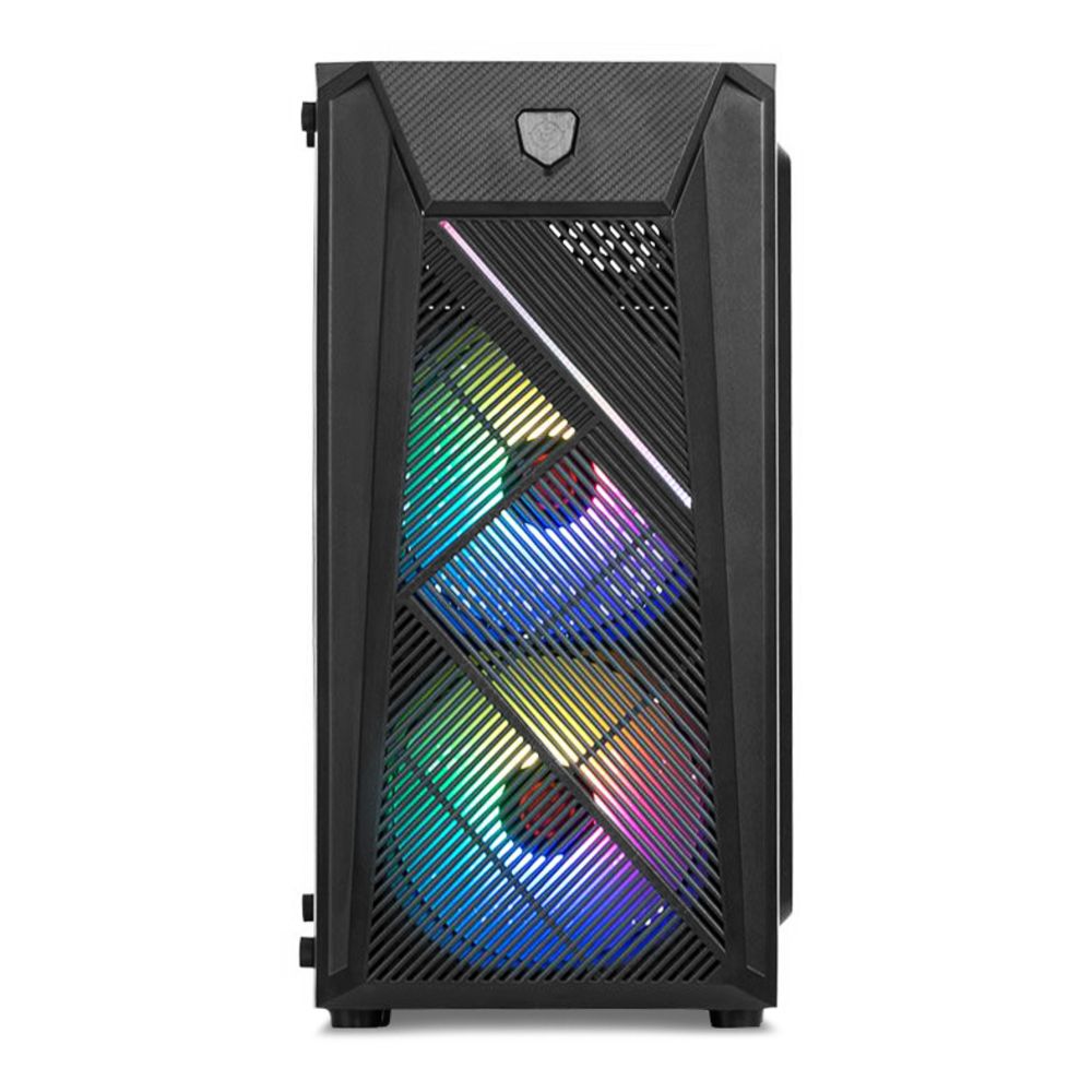 Computador Mancer Gamer Teseu III, AMD 4700S, Radeon RX 550 4GB, 16GB RAM, SSD 240GB + Cadeira Gamer + Monitor 21 TGT + Kit Periféricos 