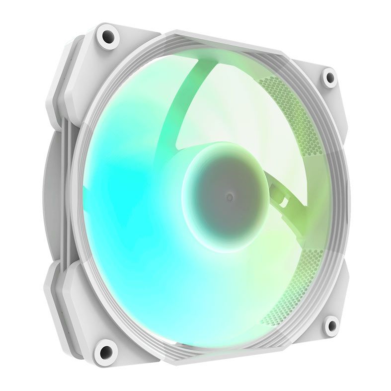 Cooler Para Processador Aigo Darkflash Ellsworth D21, ARGB, 130mm, Branco, ES-D21PWM-WH