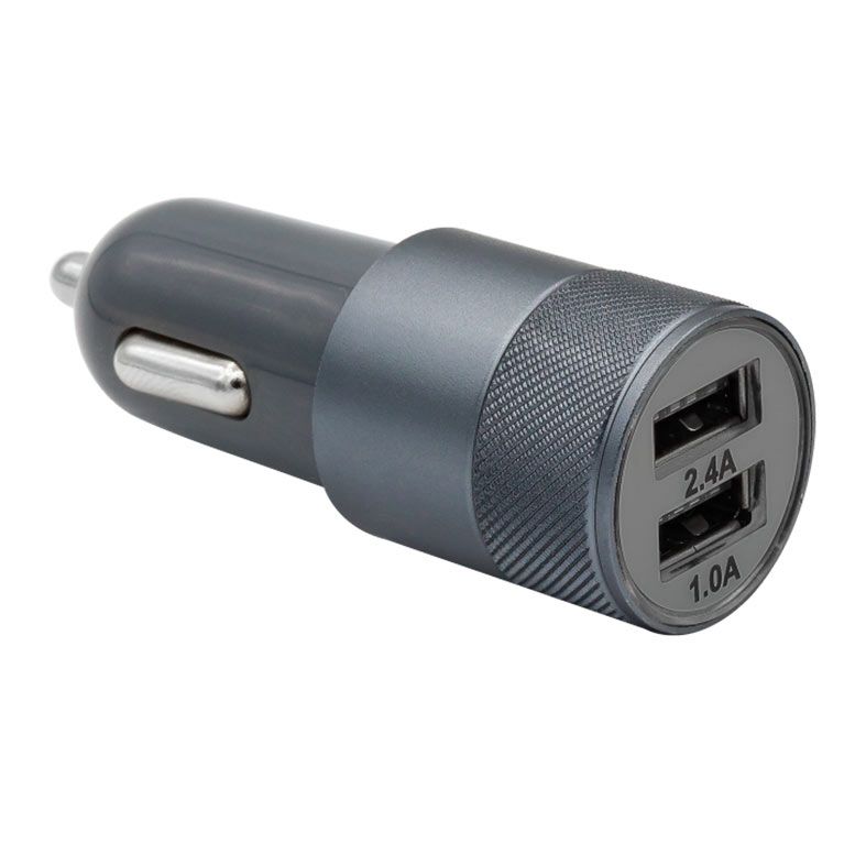Carregador Veicular Geonav, USB, 12W, Preto, ES24CH
