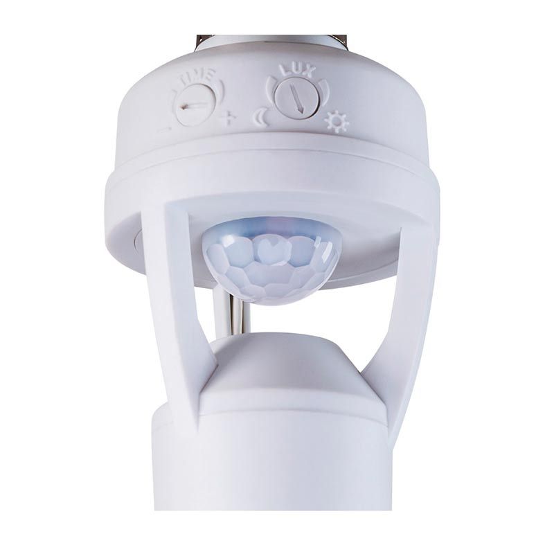 Sensor de Presença Intelbras para Iluminação com Soquete ESP 360 S Branco