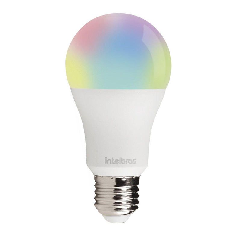Lampada Smart Intelbras, RGB, 9W, Wifi, Bivolt, EWS 409