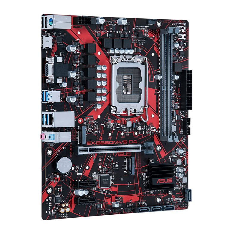 Placa Mae Asus EX-B660M-V5 D4, DDR4, Socket LGA1700, M-ATX, Chipset Intel B660, EX-B660M-V5 D4