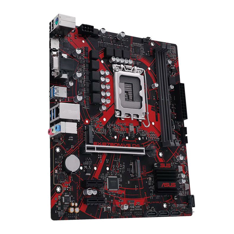 Placa Mae Asus EX-B760M-V5 D4-CSM, DDR4, LGA 1700, M-ATX, Chipset Intel B760, EX-B760M-V5-D4-CSM