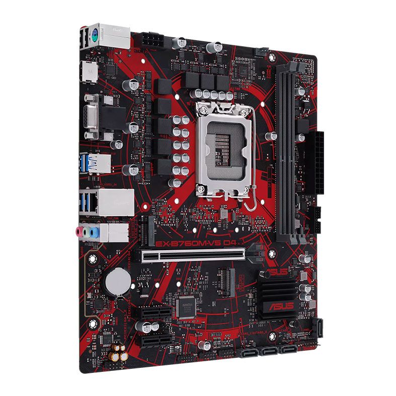 Placa Mae Asus EX-B760M-V5 D4-CSM, DDR4, LGA 1700, M-ATX, Chipset Intel B760, EX-B760M-V5-D4-CSM