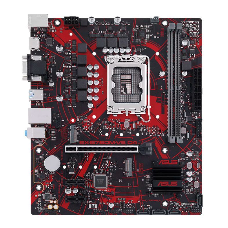 Placa Mae Asus EX-B760M-V5 D4-CSM, DDR4, LGA 1700, M-ATX, Chipset Intel B760, EX-B760M-V5-D4-CSM