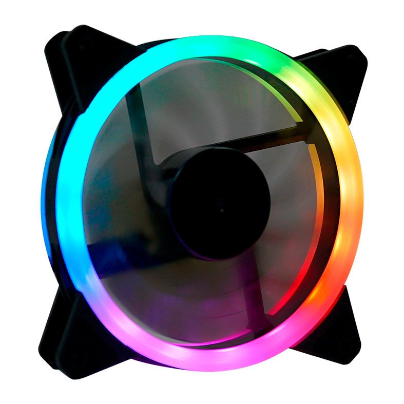 Kit Ventoinhas Redragon GC-F011, RGB, 3x120mm, Preto, F011