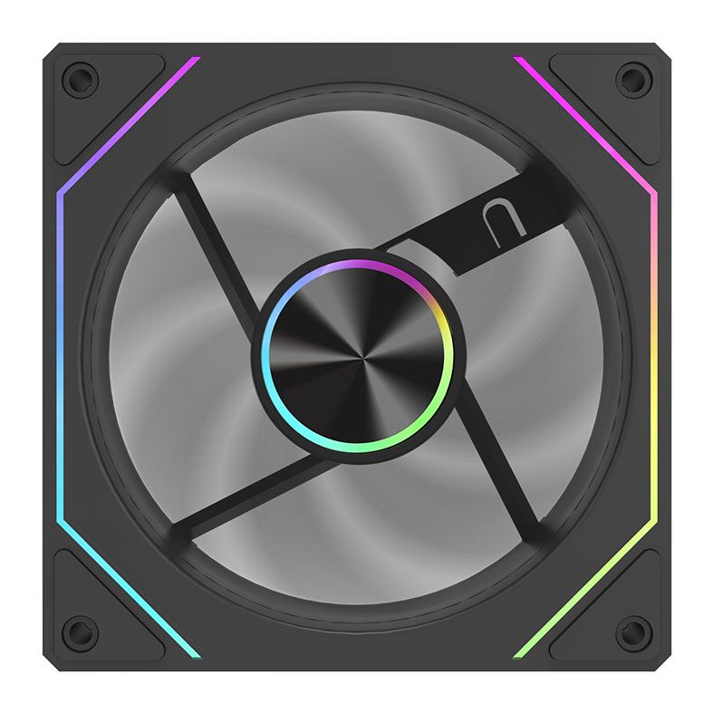 Ventoinha Aigo F12 Line, ARGB, 120mm, Preto, F12LINE-BK