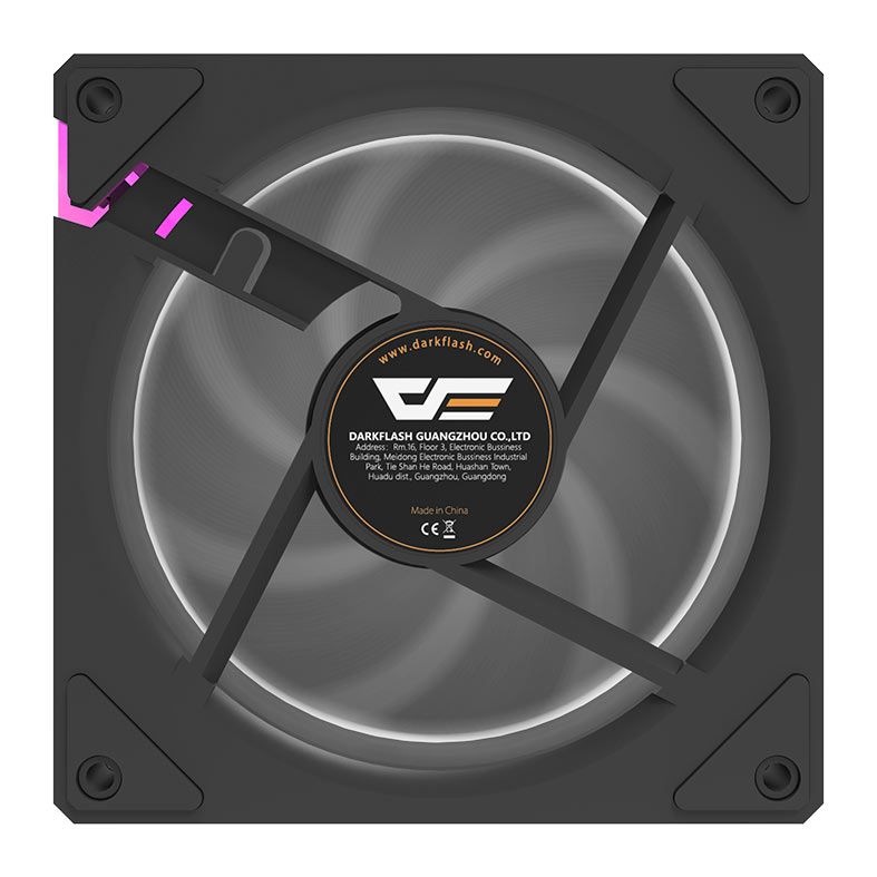 Ventoinha Aigo F12 Line, ARGB, 120mm, Preto, F12LINE-BK