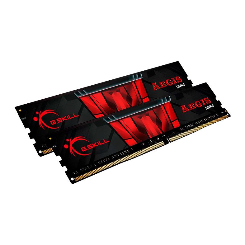 Memoria G.Skill Aegis, 16GB (2x8GB), DDR4, 3000MHz, C16, F4-3000C16D-16GISB