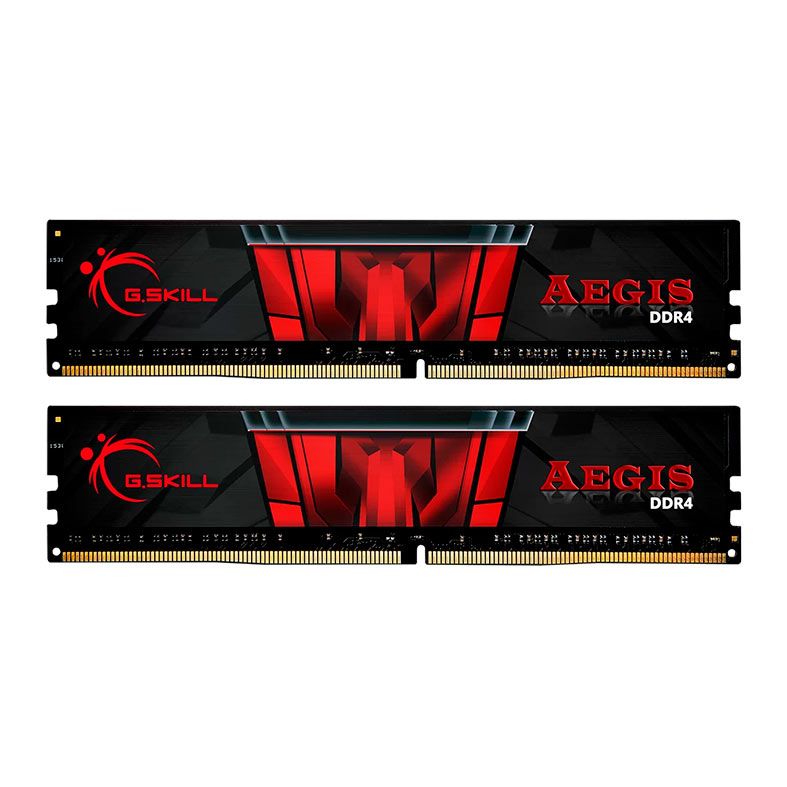 Memoria G.Skill Aegis, 16GB (2x8GB), DDR4, 3000MHz, C16, F4-3000C16D-16GISB