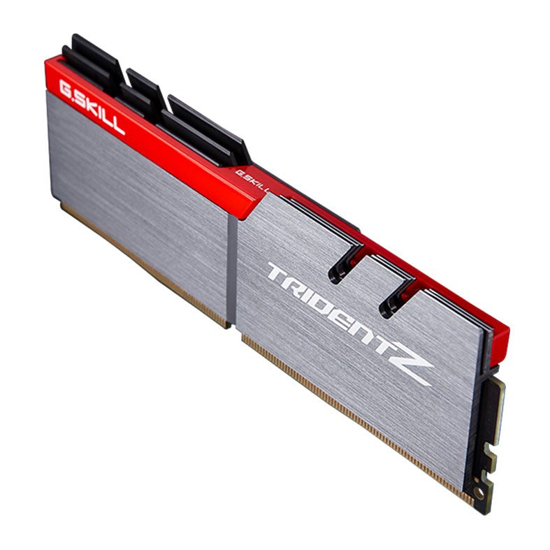 Memoria G.Skill Trindent Z, 16GB (2x8GB), DDR4, 3200MHz, C14, Cinza e Vermelha, F4-3200C14D-16GTZ