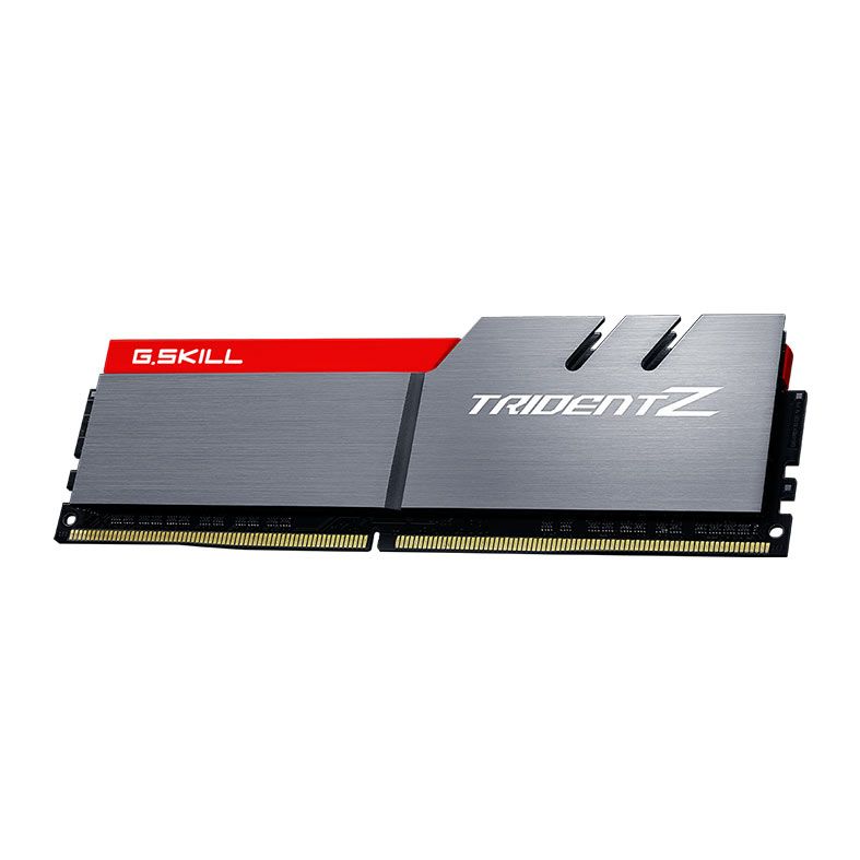 Memoria G.Skill Trindent Z, 16GB (2x8GB), DDR4, 3200MHz, C14, Cinza e Vermelha, F4-3200C14D-16GTZ