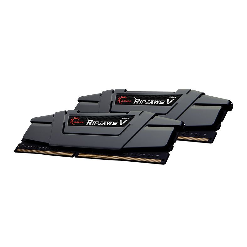 Memoria G.Skill RipJaws V, 16GB (2x8GB), DDR4, 3200MHz, C16, Prata, F4-3200C16D-16GVGB