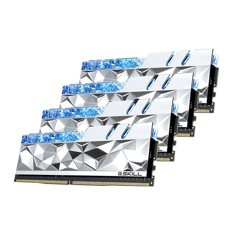 Memoria G.Skill Trident Z Royal Elite, RGB, 32GB (4x8GB), DDR4, 3600MHz, C14, Prata, F4-3600C14Q-32GTESA