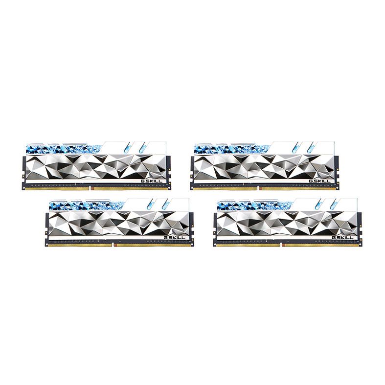 Memoria G.Skill Trident Z Royal Elite, RGB, 32GB (4x8GB), DDR4, 3600MHz, C14, Prata, F4-3600C14Q-32GTESA