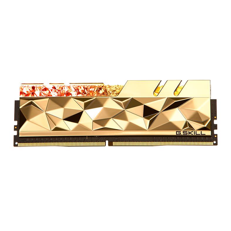 Memoria G.Skill Trident Z Royal Elite, RGB, 16GB (2x8GB), DDR4, 3600MHz, C16, Dourada, F4-3600C16D-16GTEGC