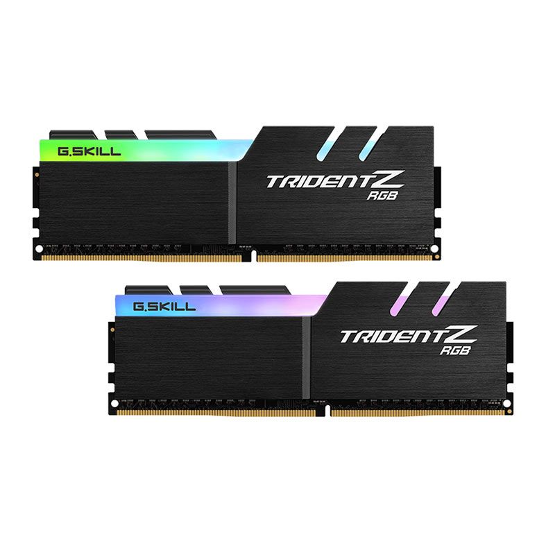 Memoria G.Skill Trident Z RGB, 16GB (2x8), DDR4, 3600Mhz, C16, Preta, F4-3600C16D-16GTZRC