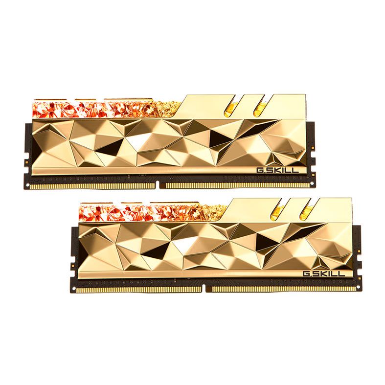 Memoria G.Skill Trident Z Royal Elite, RGB, 32GB (2x16GB), DDR4, 4266MHz, C16, Dourada, F4-4266C16D-32GTEG