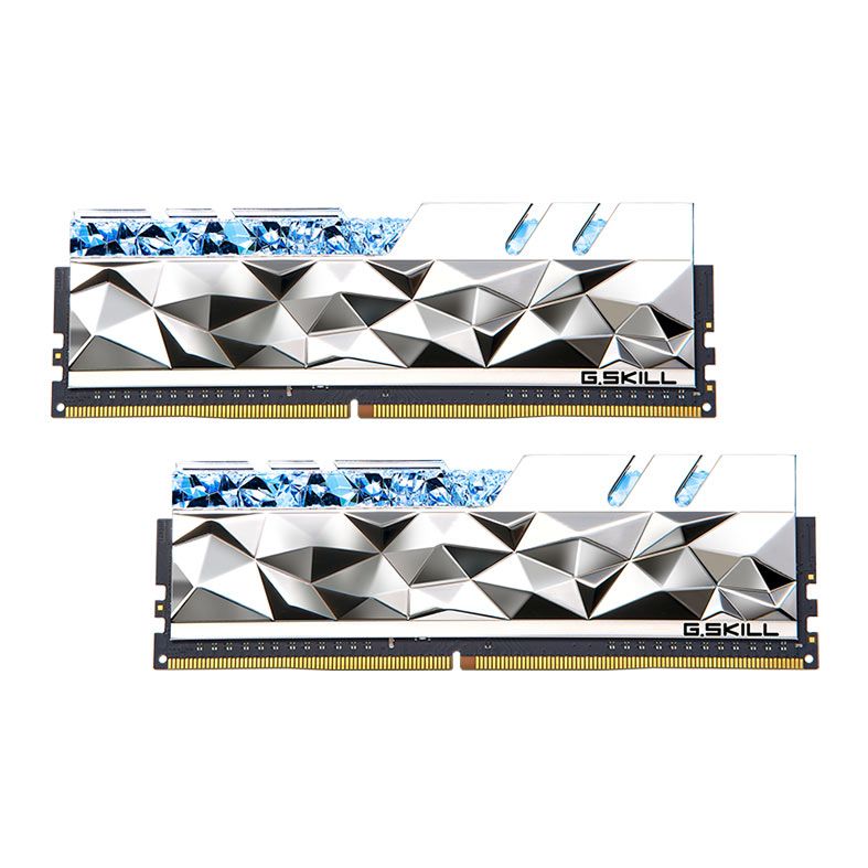 Memoria G.Skill Trident Z Royal Elite, RGB, 64GB (2x32GB), DDR4, 4266MHz, C19, Prata, F4-4266C19D-64GTES