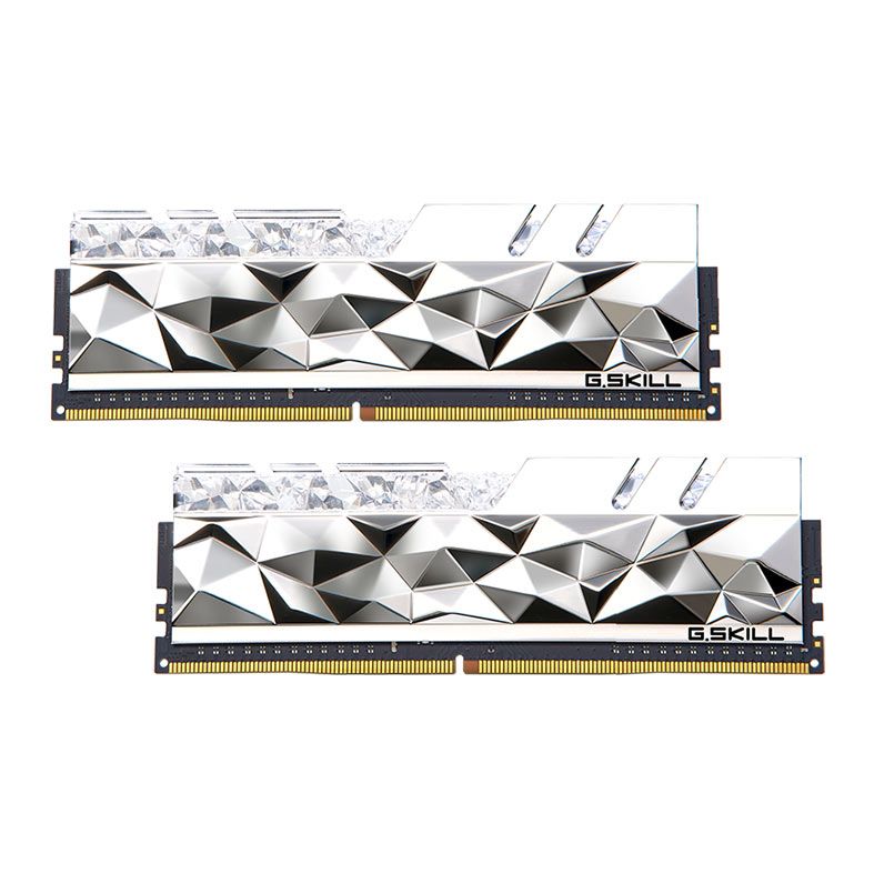 Memoria G.Skill Trident Z Royal Elite, RGB, 64GB (2x32GB), DDR4, 4266MHz, C19, Prata, F4-4266C19D-64GTES