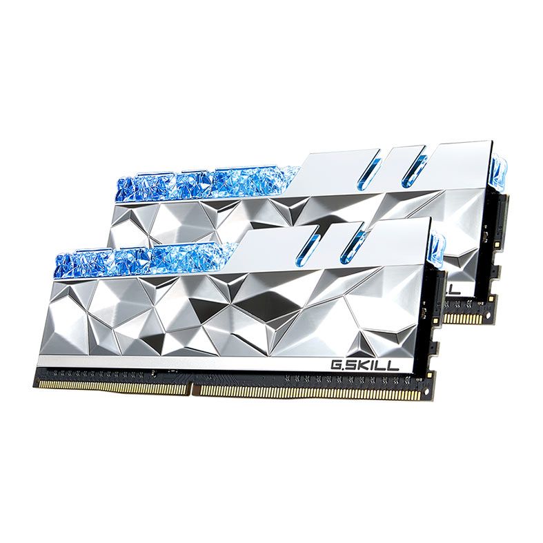 Memoria G.Skill Trident Z Royal Elite, RGB, 64GB (2x32GB), DDR4, 4266MHz, C19, Prata, F4-4266C19D-64GTES