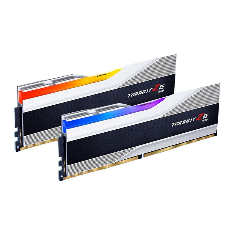 Memoria G.Skill Trident Z5 RGB, 32GB (2x16GB), DDR5, 5200MHz, C40, Prata, F5-5200J4040A16GX2-TZ5RS