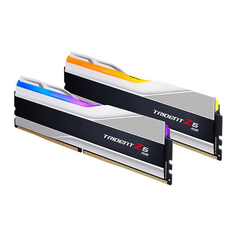 Memoria G.Skill Trident Z5 RGB, 32GB (2x16GB), DDR5, 5200MHz, C40, Prata, F5-5200J4040A16GX2-TZ5RS