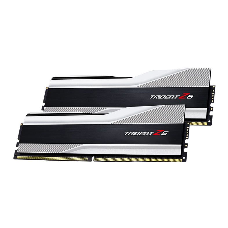 Memoria G.Skill Trident Z5, 32GB (2x16GB), DDR5, 6000MHz, C36, Prata e Preta, F5-6000J3636F16GX2-TZ5S