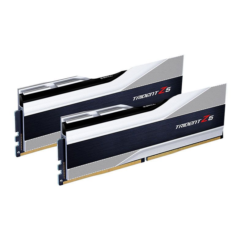 Memoria G.Skill Trident Z5, 32GB (2x16GB), DDR5, 6000MHz, C36, Prata e Preta, F5-6000J3636F16GX2-TZ5S