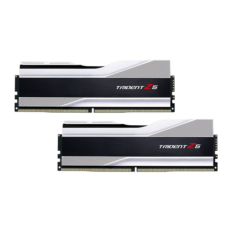Memoria G.Skill Trident Z5, 32GB (2x16GB), DDR5, 6000MHz, C36, Prata e Preta, F5-6000J3636F16GX2-TZ5S