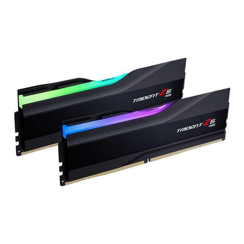 Memoria G.Skill Trident Z5 RGB, 32GB (2x16GB), DDR5, 6000MHz, C40, Preta, F5-6000J4040F16GX2-TZ5RK
