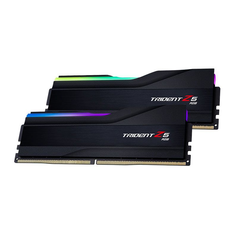 Memoria G.Skill Trident Z5 RGB, 32GB (2x16GB), DDR5, 6000MHz, C40, Preta, F5-6000J4040F16GX2-TZ5RK