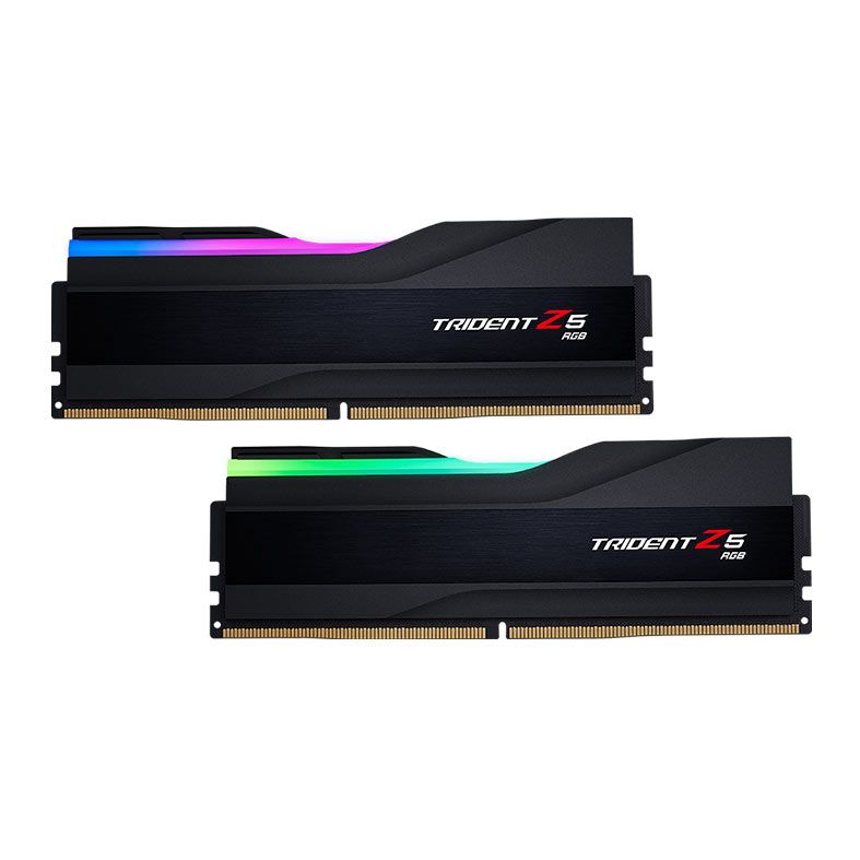 Memoria G.Skill Trident Z5 RGB, 32GB (2x16GB), DDR5, 6000MHz, C40, Preta, F5-6000J4040F16GX2-TZ5RK