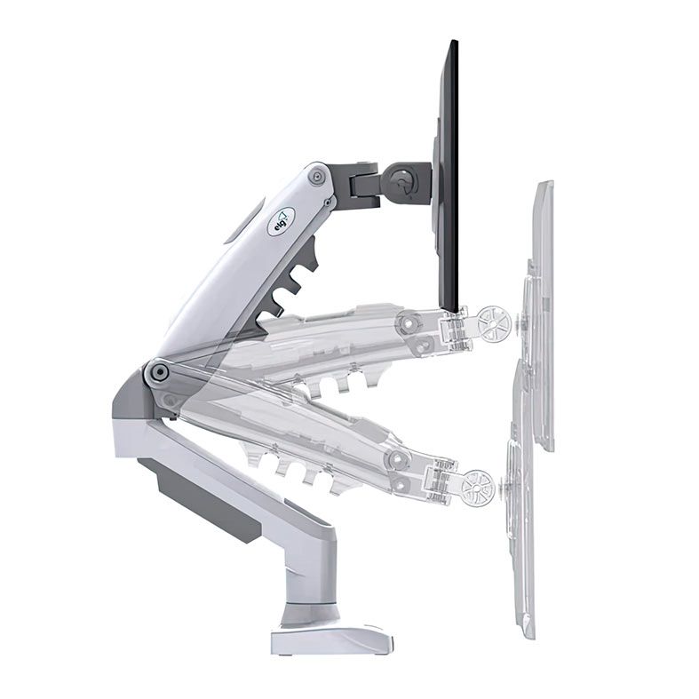 Suporte Articulado Com Pistão a Gas Para Monitor ELG, 17 Pol. a 35 Pol., Branco, F80W
