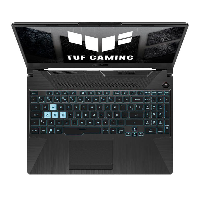 Notebook Gamer Asus TUF Gaming A15, 15.6 Pol, AMD Ryzen 7 7435HS, 8GB DDR5, SSD 512GB, Preto, FA506NFR-HN069