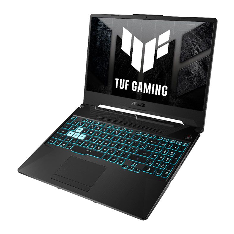 Notebook Gamer Asus TUF Gaming A15, 15.6 Pol, AMD Ryzen 7 7435HS, 8GB DDR5, SSD 512GB, Preto, FA506NFR-HN069