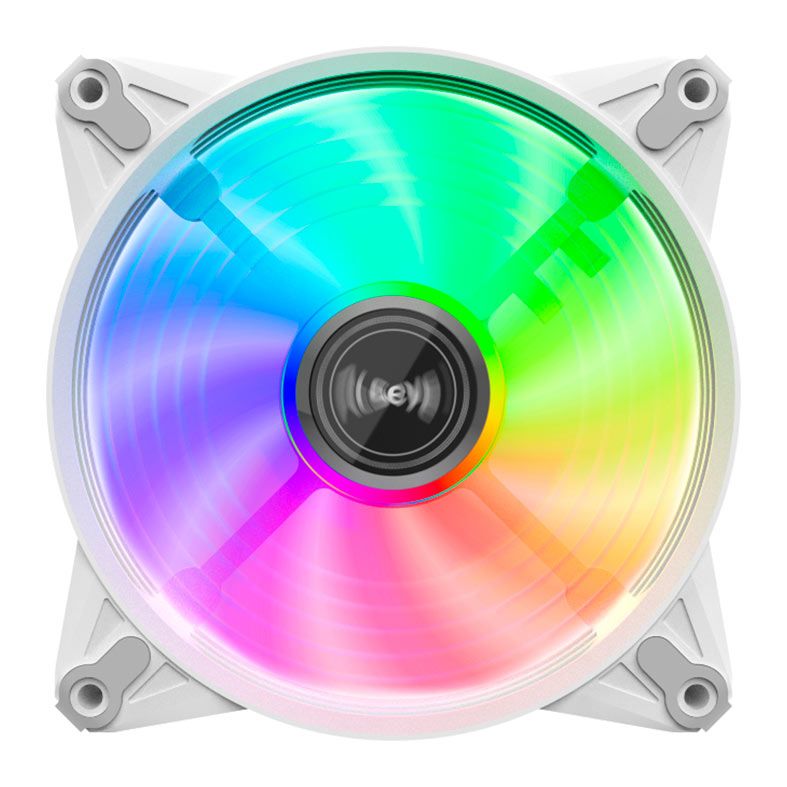 Ventoinha Alseye FB120, Rainbow, 120mm, Branco, FB120-WHITE