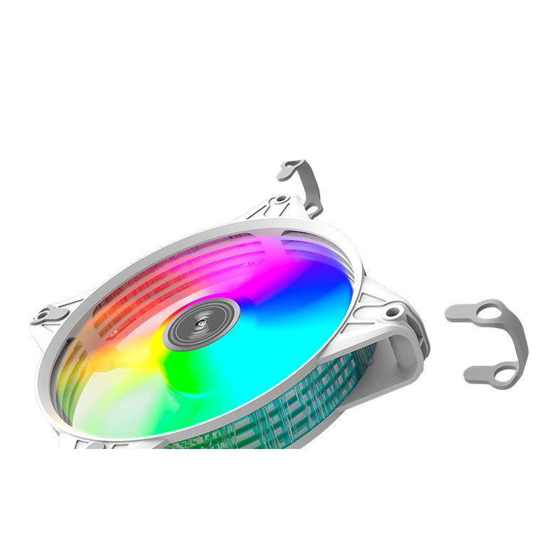 Ventoinha Alseye FB120, Rainbow, 120mm, Branco, FB120-WHITE