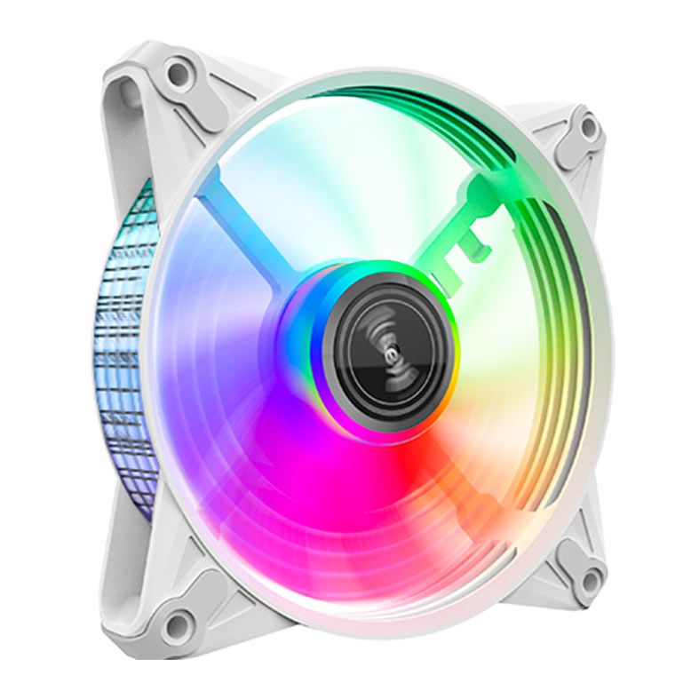 Ventoinha Alseye FB120, Rainbow, 120mm, Branco, FB120-WHITE
