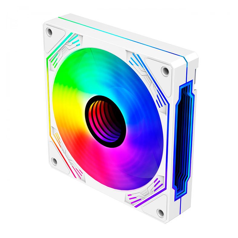 Kit Ventoinhas Hayom FC1309, RGB, 3X120mm, Branco, FC1309