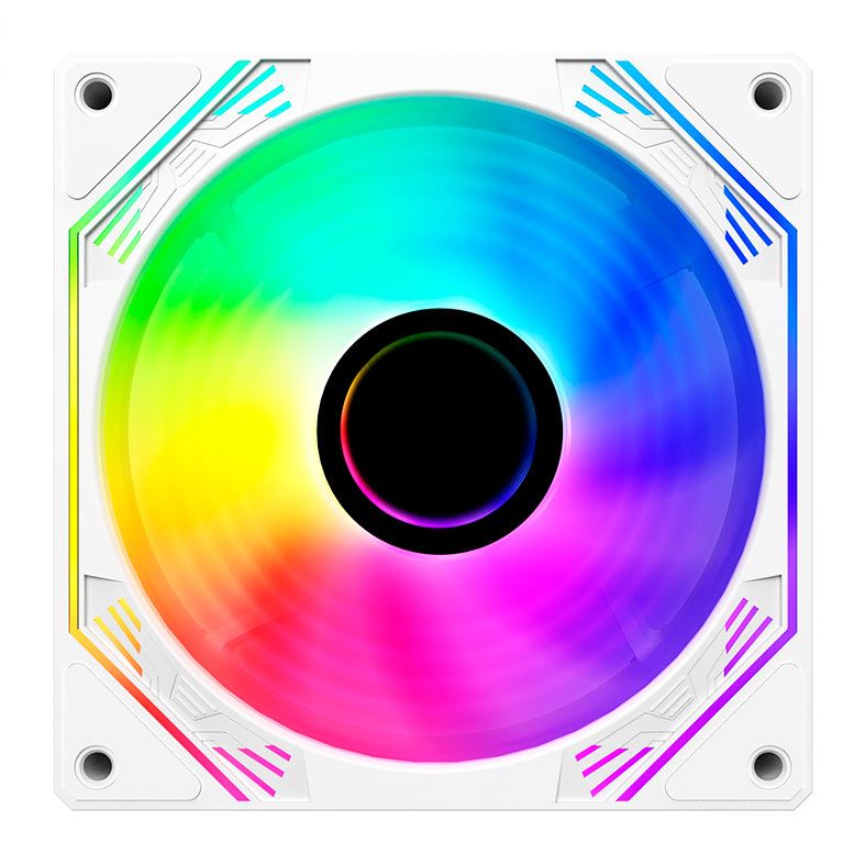 Kit Ventoinhas Hayom FC1309, RGB, 3X120mm, Branco, FC1309